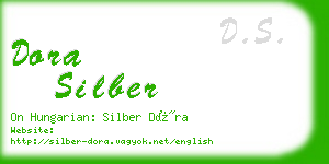 dora silber business card